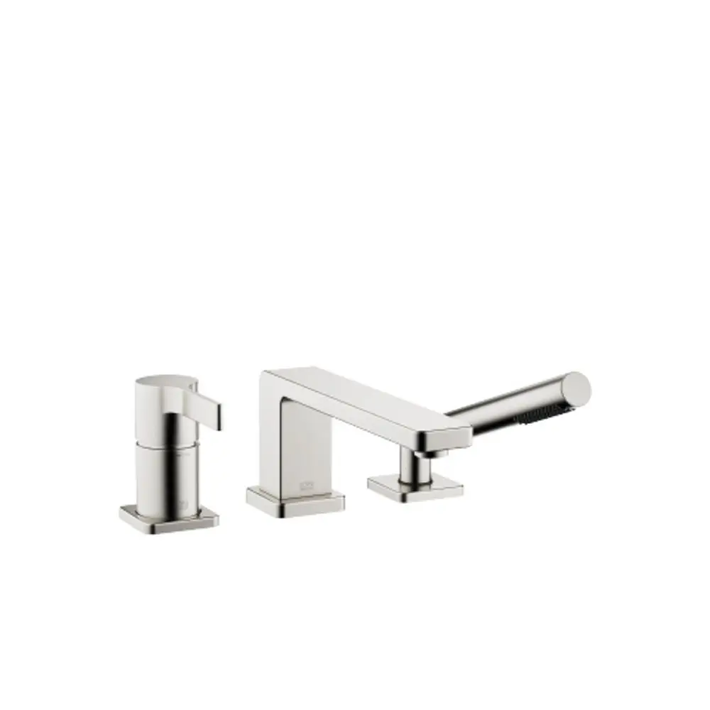 Dornbracht-LULU-Wannen-Dreiloch-Einhandbatterie-Ausladung 215mm-platin gebürstet, 27412710-06 Galeriebild 1